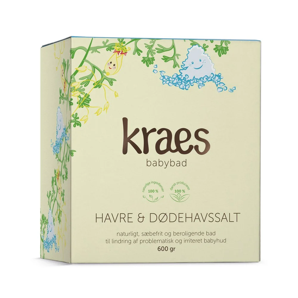 Kraes babybad med havre & dødehavssalt – 600 g v:5978094