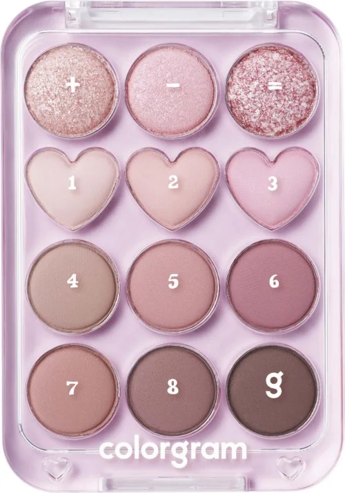 Colorgram Pin Point Eyeshadow Palette 02 Pink+Mauve v:5971369