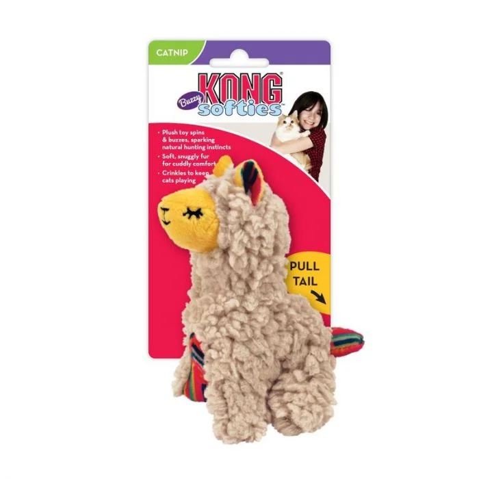 KONG Softies Buzzy Llama Katteleke Beige 8 x 6 cm v:6797293 KONG Softies Buzzy Llama Katteleke Beige 8 x 6 cm v:6797293