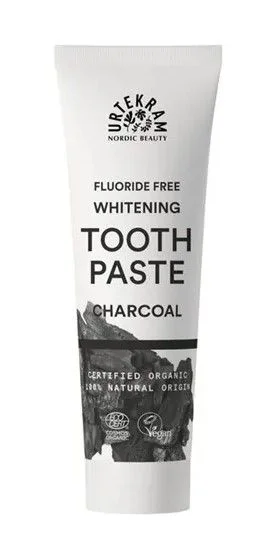 Urtekram Fluoride Free Whitening Tooth Paste Charcoal 75 ml v:1117471