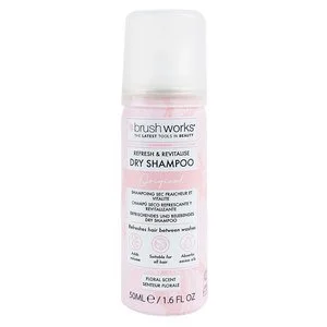Brushworks Refresh & Revitalise Floral Dry Shampoo 50ml v:3233403 Brushworks Refresh & Revitalise Floral Dry Shampoo 50ml v:3233403