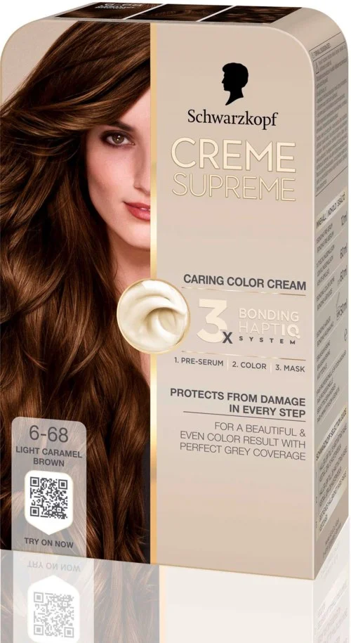 Schwarzkopf Creme Supreme 6-68 Light Caramel Brown v:5876905