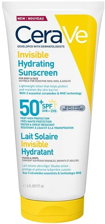 CeraVe Invisible Hydrating Sunscreen SPF50+ 177 ml v:1495440 CeraVe Invisible Hydrating Sunscreen SPF50+ 177 ml v:1495440