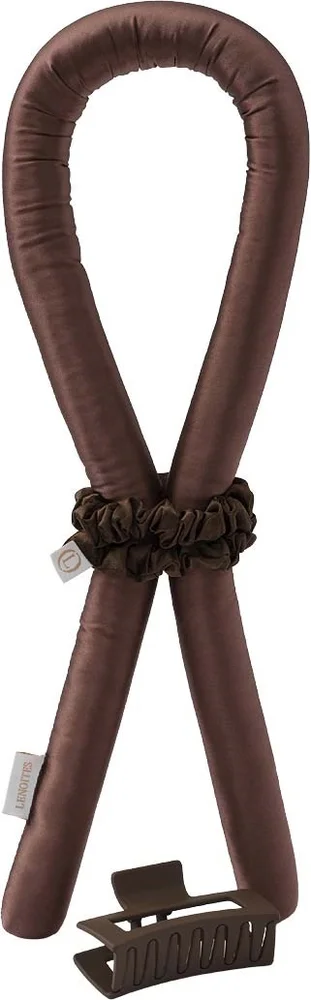 Lenoites Heatless Curls in Mulberry Silk Small Brown v:5222840