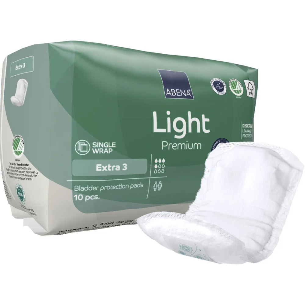 Abena Light Extra 3 Inkontinensbind – 10 stk. v:3345103 Abena Light Extra 3 Inkontinensbind – 10 stk. v:3345103