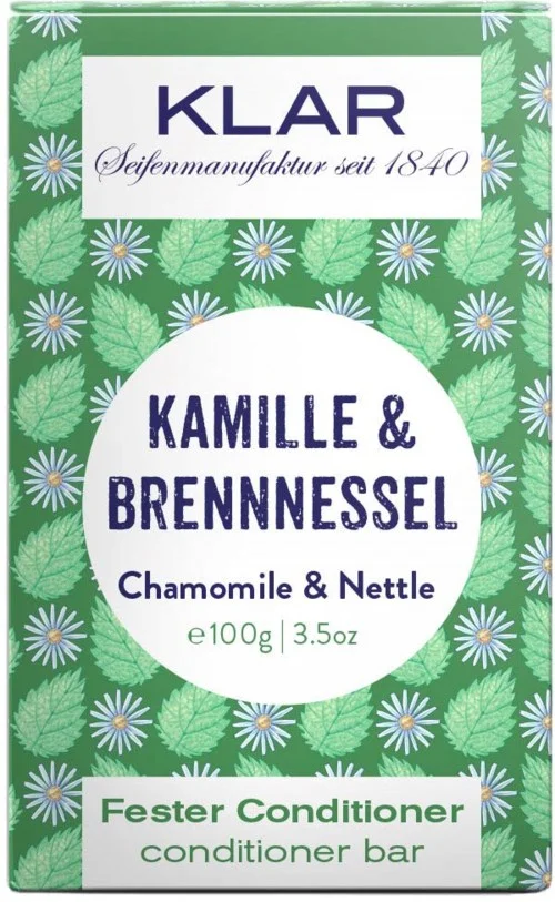 Klar Seifen Nettle & Chamomile Conditioner Bar 100 g v:2377882