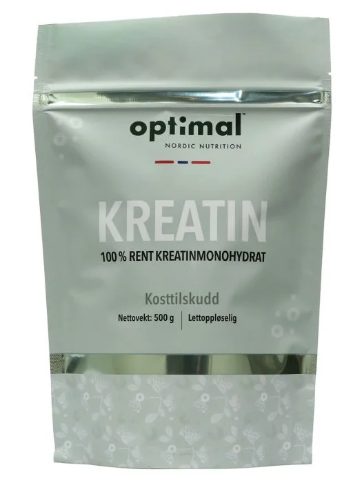 Optimal Nordic Nutrition Kreatin inneholder 100 % rent kreatinmonohydrat for økt muskelstyrke, eksplosivitet og prestasjon under trening. billig hos – ditt apotek på nett. v:8678697 Optimal Nordic Nutrition Kreatin inneholder 100 % rent kreatinmonohydrat for økt muskelstyrke, eksplosivitet og prestasjon under trening. billig hos – ditt apotek på nett. v:8678697
