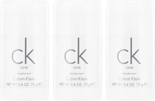 Calvin Klein CK One Deodorant Stick Unisex 75 g x 3 v:6110846 Calvin Klein CK One Deodorant Stick Unisex 75 g x 3 v:6110846
