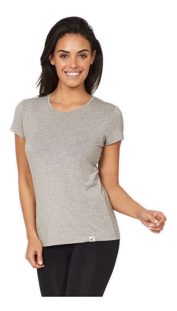 Boody Women’s Crew Neck T-Shirt, lysegrå v:7534892 Boody Women’s Crew Neck T-Shirt, lysegrå v:7534892