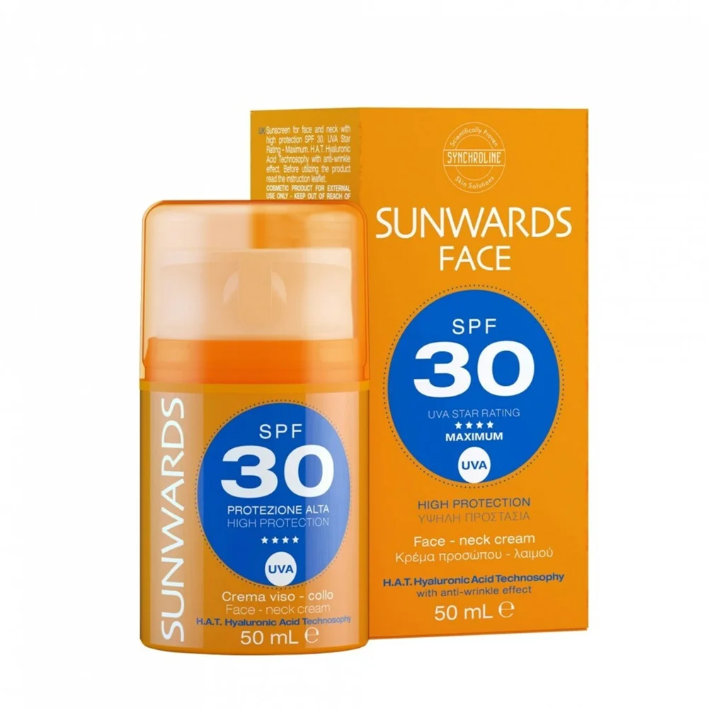 Sunwards Face Anti-wrinkle SPF30 50 ml - SYNCHROLINE v:2890692