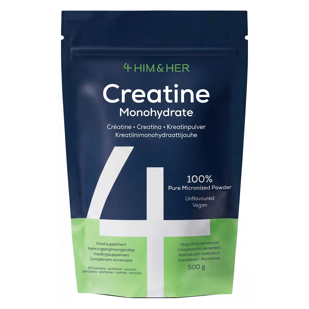 4 HIM & HER Creatine Monohydrate Pure Micronized Powder v:1157661