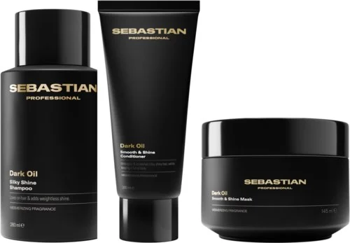 Sebastian Professional DarkOil Bundle Smooth and Shine Shampoo 280 ml & Conditioner 200 ml & Mask 145 ml v:3169897 Sebastian Professional DarkOil Bundle Smooth and Shine Shampoo 280 ml & Conditioner 200 ml & Mask 145 ml v:3169897