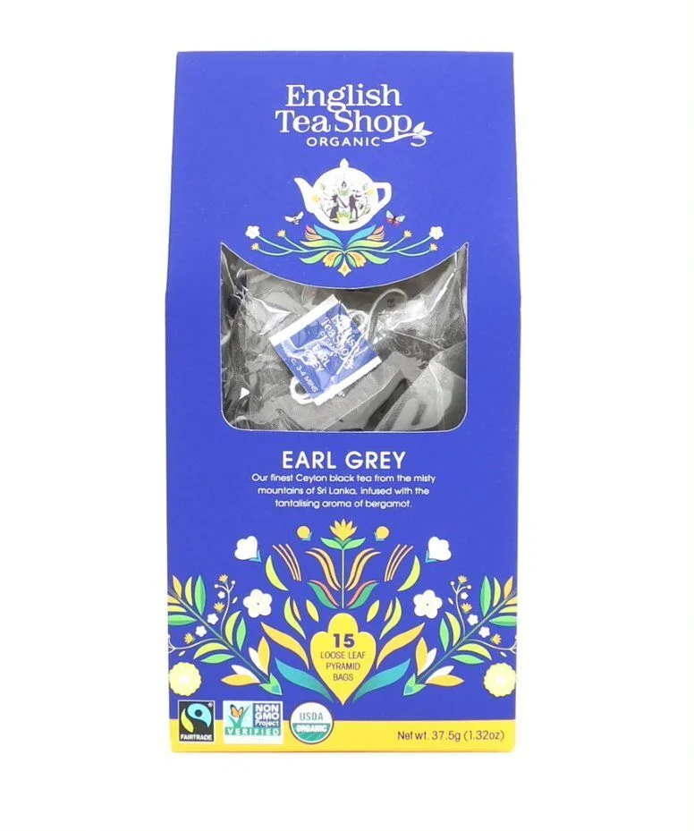 Earl Grey fra English Tea Shop Ø – 15 pyramideposer v:1299585 Earl Grey fra English Tea Shop Ø – 15 pyramideposer v:1299585