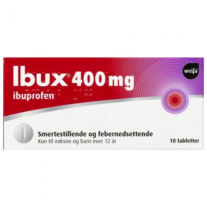 Ibux tabletter 400mg – 10 tabletter v:1345443