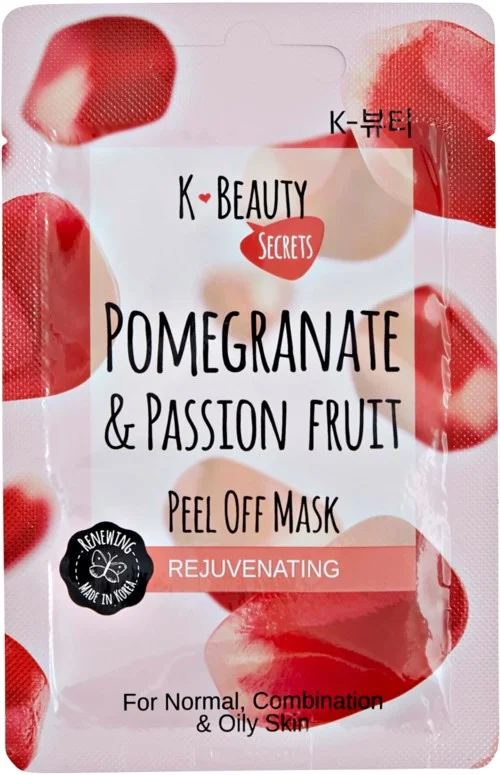 K-Beauty Secrets Pomegranate & Passion Fruit Peel Off Mask 15 g v:9364962