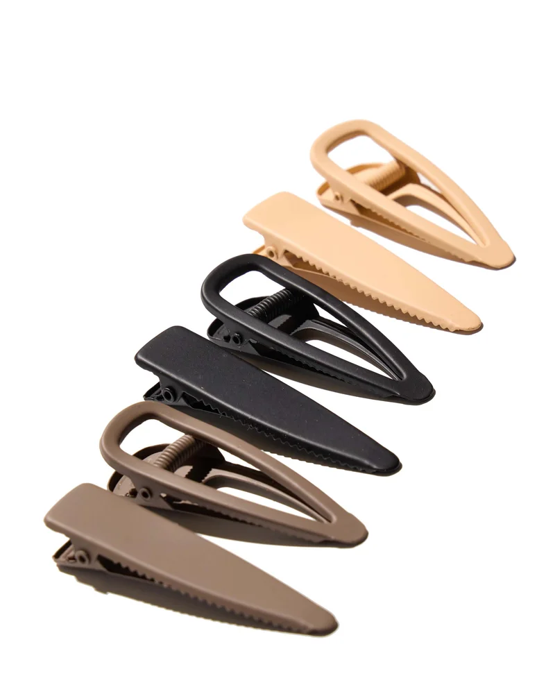 No-Slip Hair Clips 6 Pack Coffee – Hairlust v:8939450