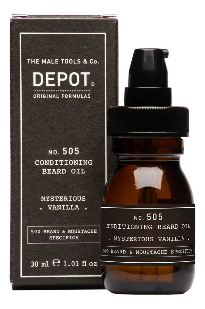 Depot 505 Conditioning Beard Oil Mysterious Vanilla – 30 ml. v:7614246 Depot 505 Conditioning Beard Oil Mysterious Vanilla – 30 ml. v:7614246