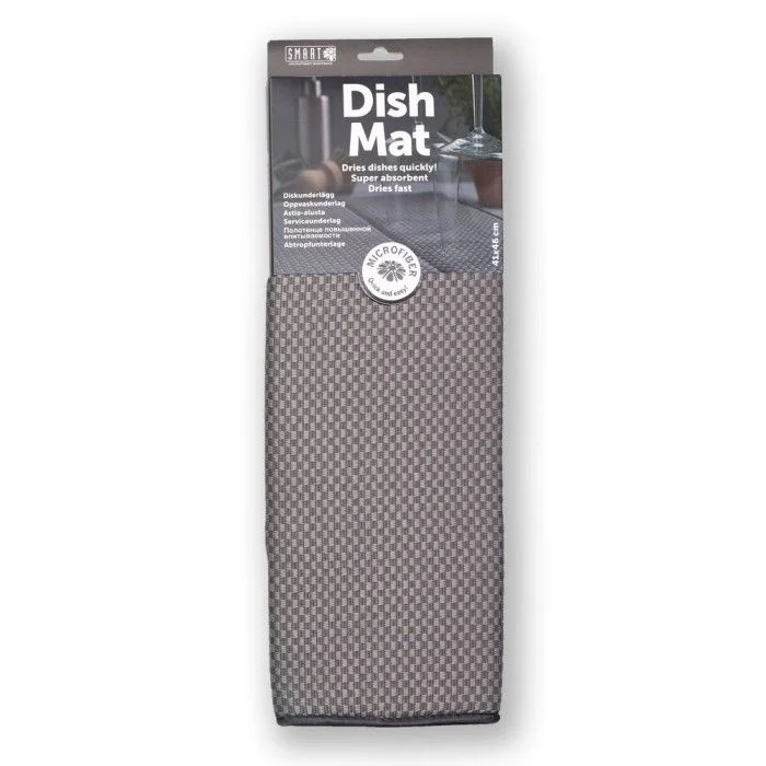 Smart Microfiber Oppvaskunderlag Grå 41x46cm v:6997765