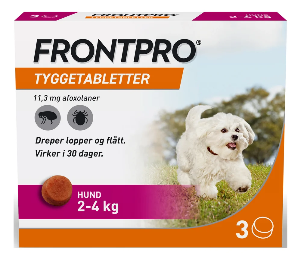 FRONTPRO tyggetablett - S, 11,3 mg - 3 stk. v:4203604