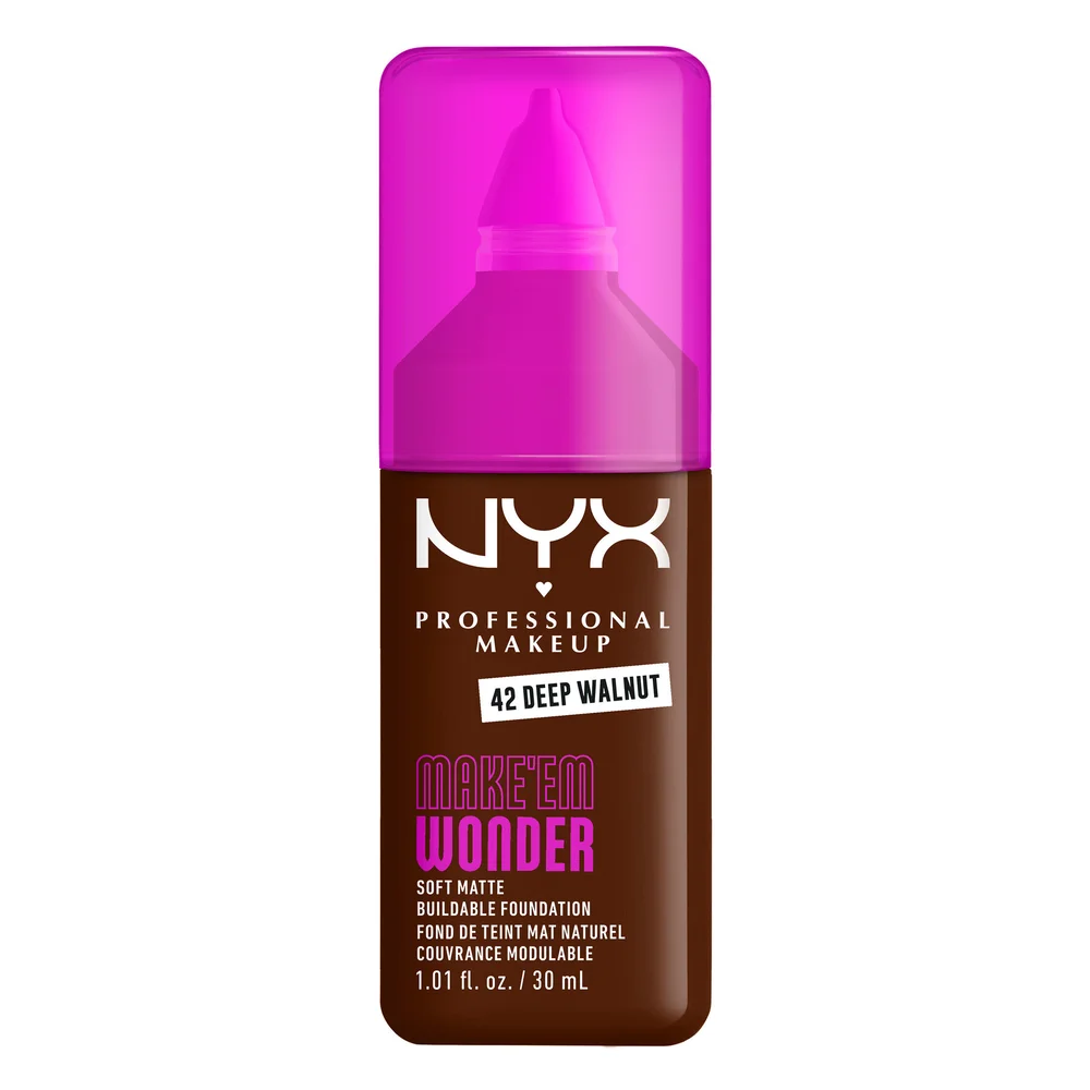 Make Em Wonder Foundation 42 Deep Walnut - NYX PROFESSIONAL MAKEUP v:8673481
