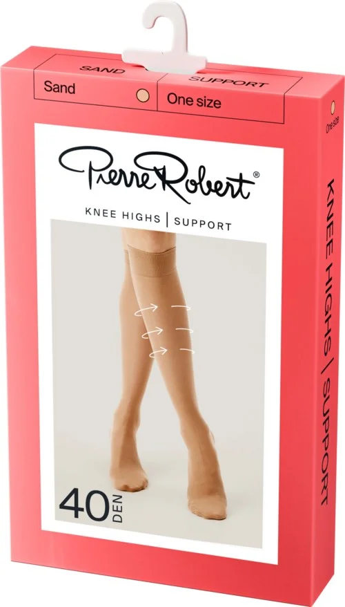 Pierre Robert Knee Highs Support 40 DEN Sand 36-41 v:9913421