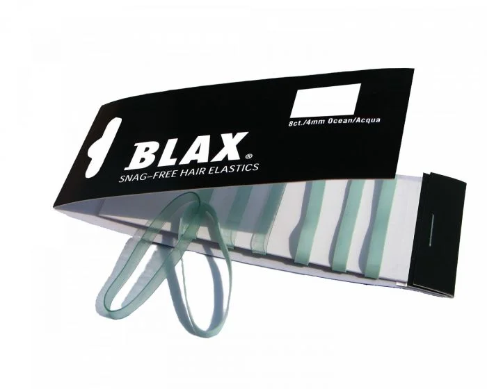 Blax hårstrikk blå 4 mm 8 stk v:6909586 Blax hårstrikk blå 4 mm 8 stk v:6909586