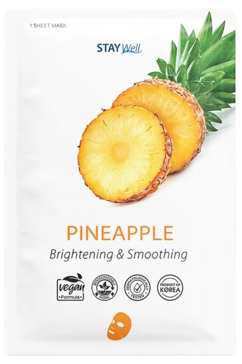 Stay Well Vegan sheet mask – Pineapple 20 g v:6554921