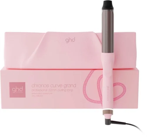 ghd Chronos Limited Edition Curve Grand Tong (32mm Barrel) in Dusted Pink v:4701866