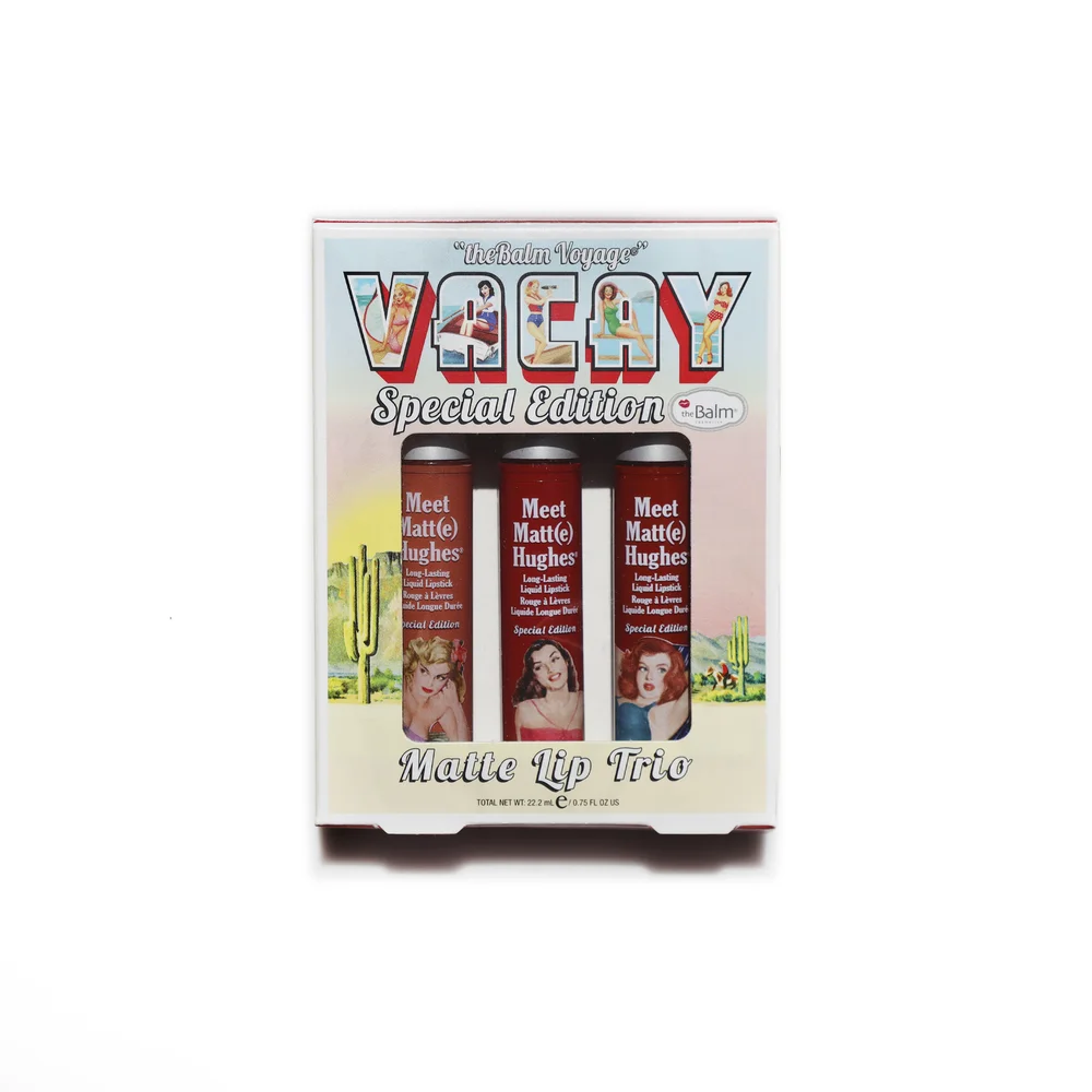 theBalm Voyage VayCay® leppestiftsett, matt finish v:2349280