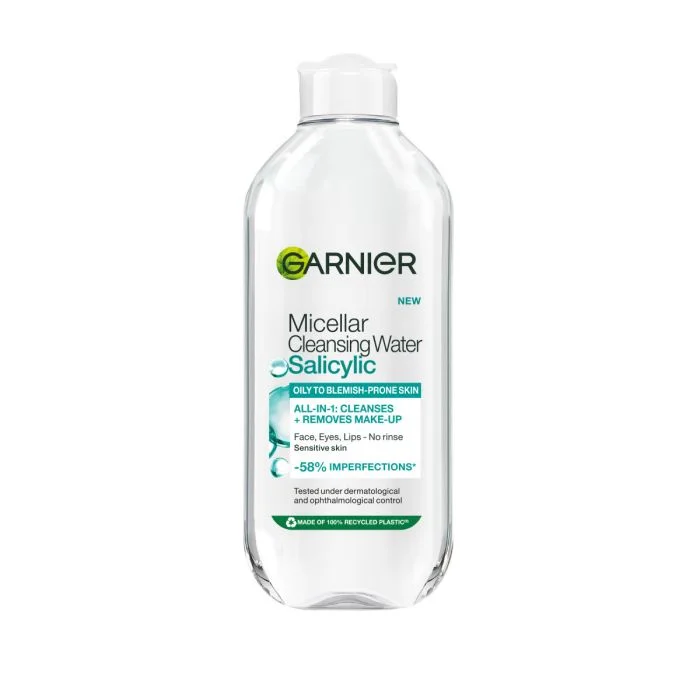 Garnier Micellar Cleansing Water Salicylic – Micellarvann for uren hud v:6607649 Garnier Micellar Cleansing Water Salicylic – Micellarvann for uren hud v:6607649